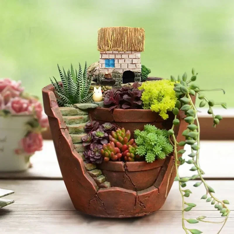 UrbanSprout Indoor Pflanzenkübel – Elegantes Gefäß für Sukkulenten und Kräuter