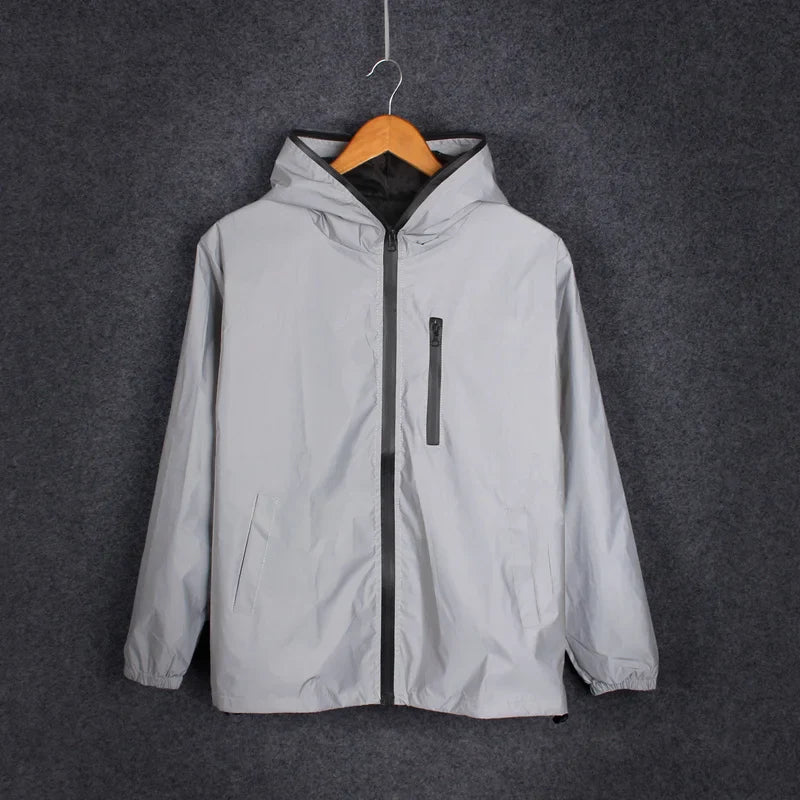 Hera - Lässige Unisex reflektierende Kapuzenjacke