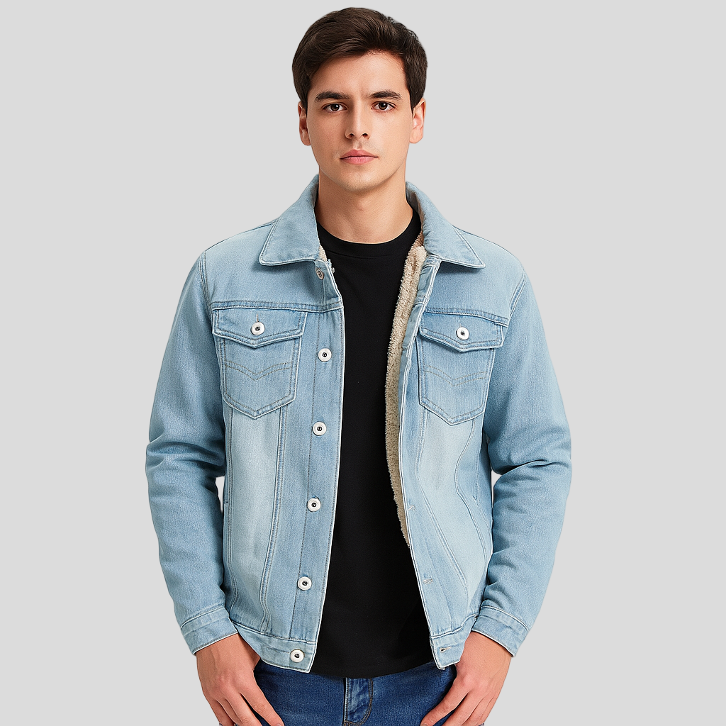 Brayden | Strapazierfähige Winter-Jeansjacke
