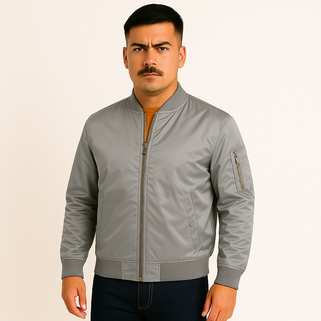 Luxuriöse Piloten-Bomberjacke für Herren – Vintage-Aviation-Style