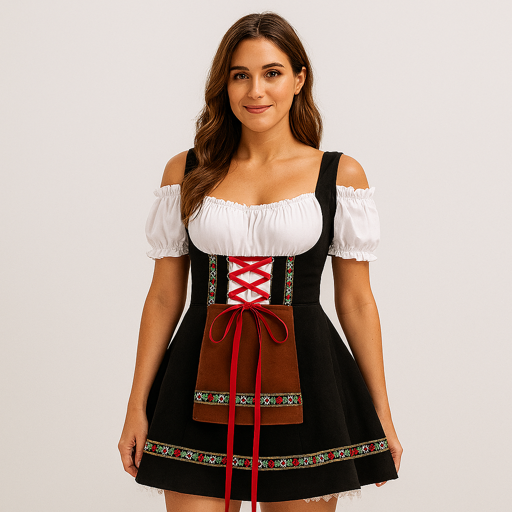 Dirndl Kostüm Damen – Ideal für Oktoberfest & Themenparty