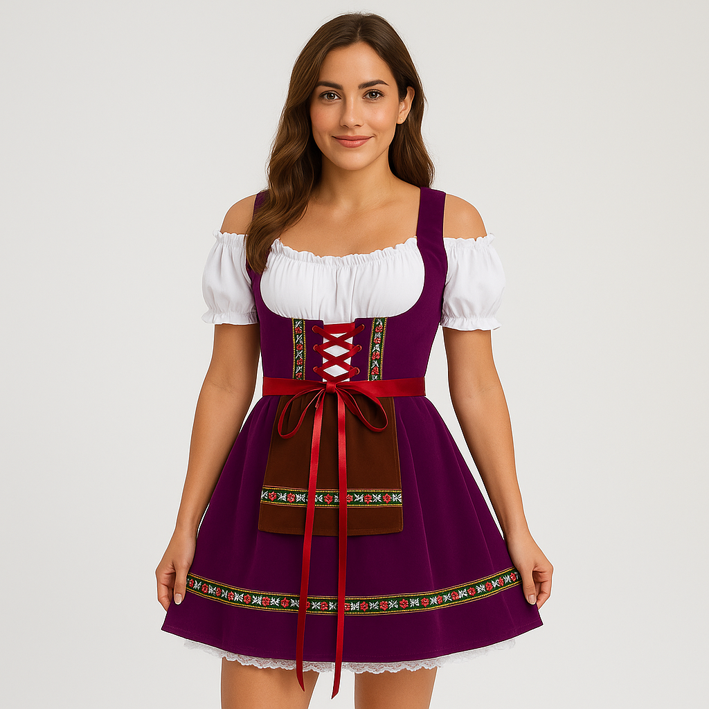 Dirndl Kostüm Damen – Ideal für Oktoberfest & Themenparty