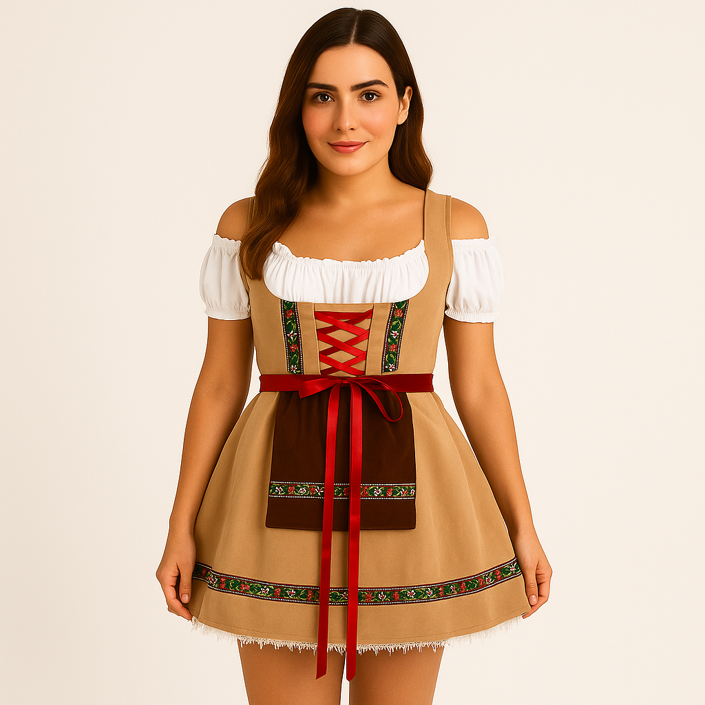Dirndl Kostüm Damen – Ideal für Oktoberfest & Themenparty