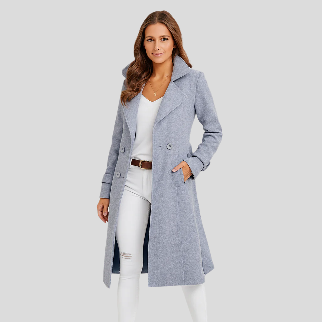 Eloise Eleganter zweireihiger Herbstmantel
