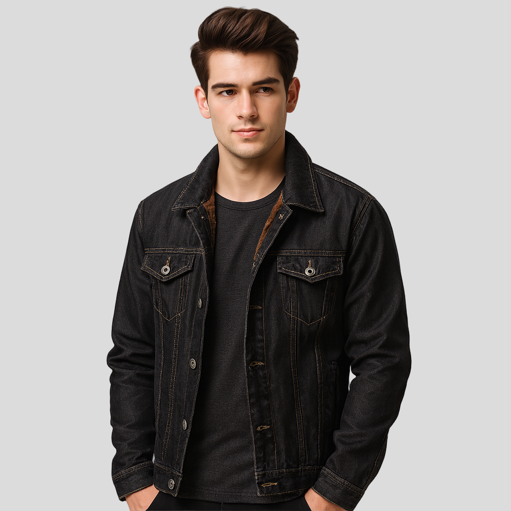 Brayden | Strapazierfähige Winter-Jeansjacke