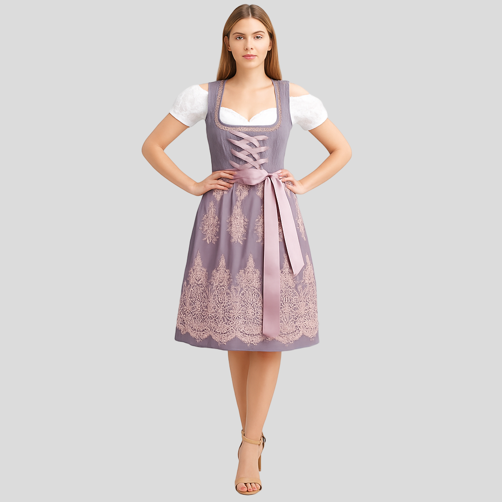 Heidi Dirndl Damen – Modernes Kleid für Oktoberfest