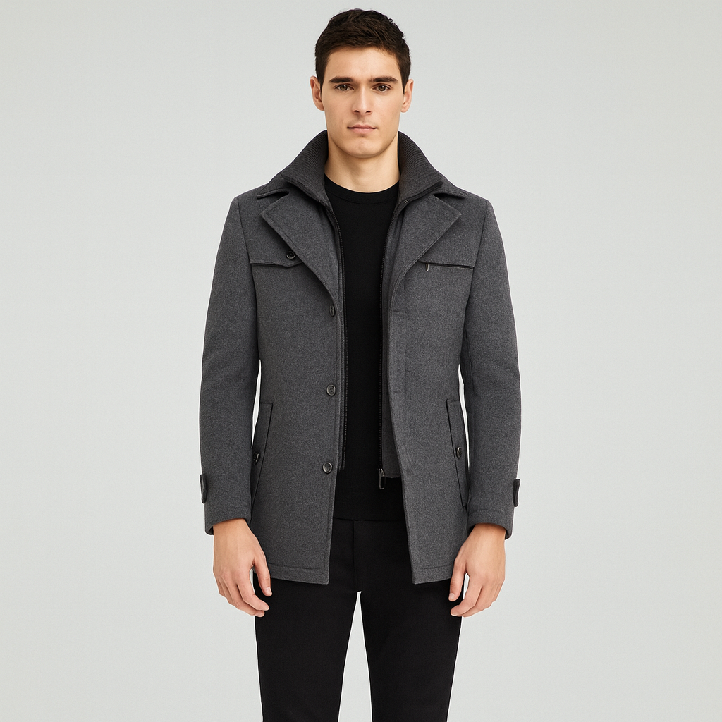Alaric | Wasserdichter Winter-Businessmantel