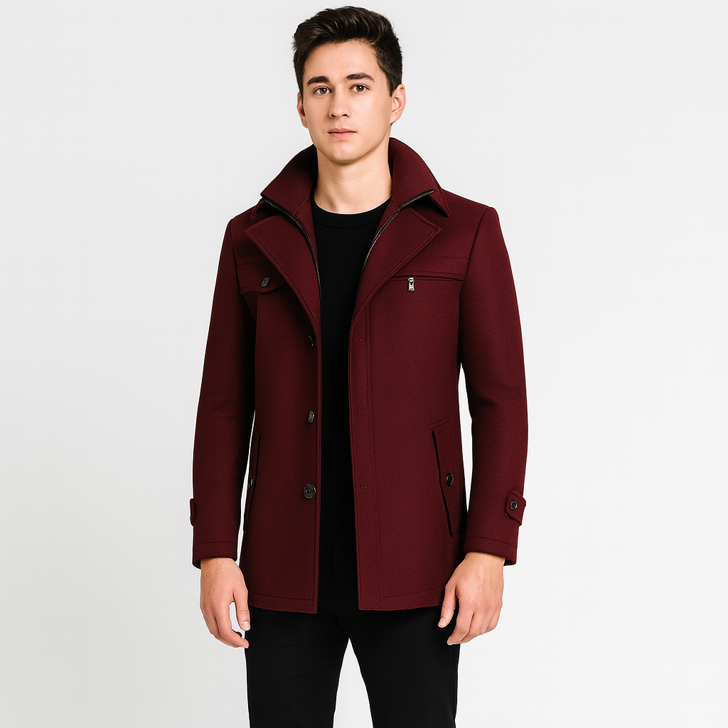 Alaric | Wasserdichter Winter-Businessmantel