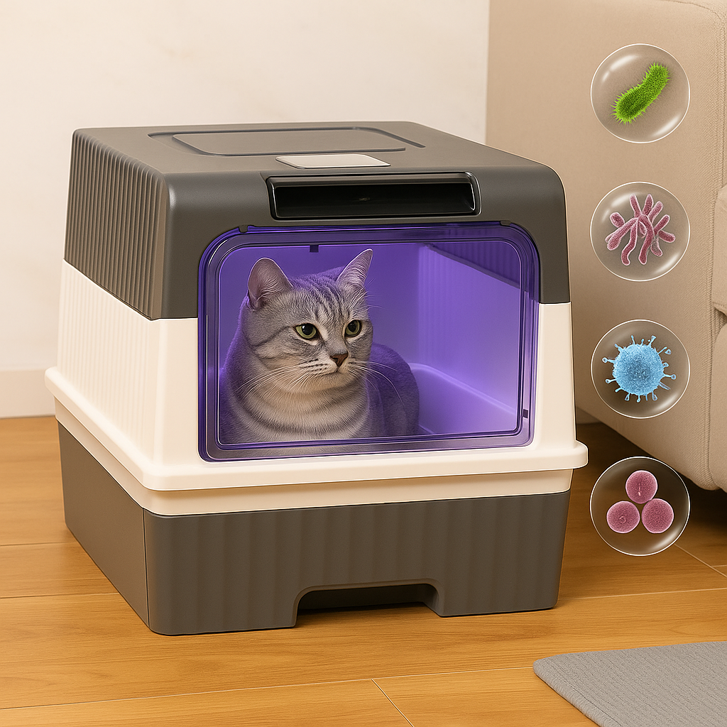 SteriPaw Haven Automatisches Selbstreinigendes Katzenklo