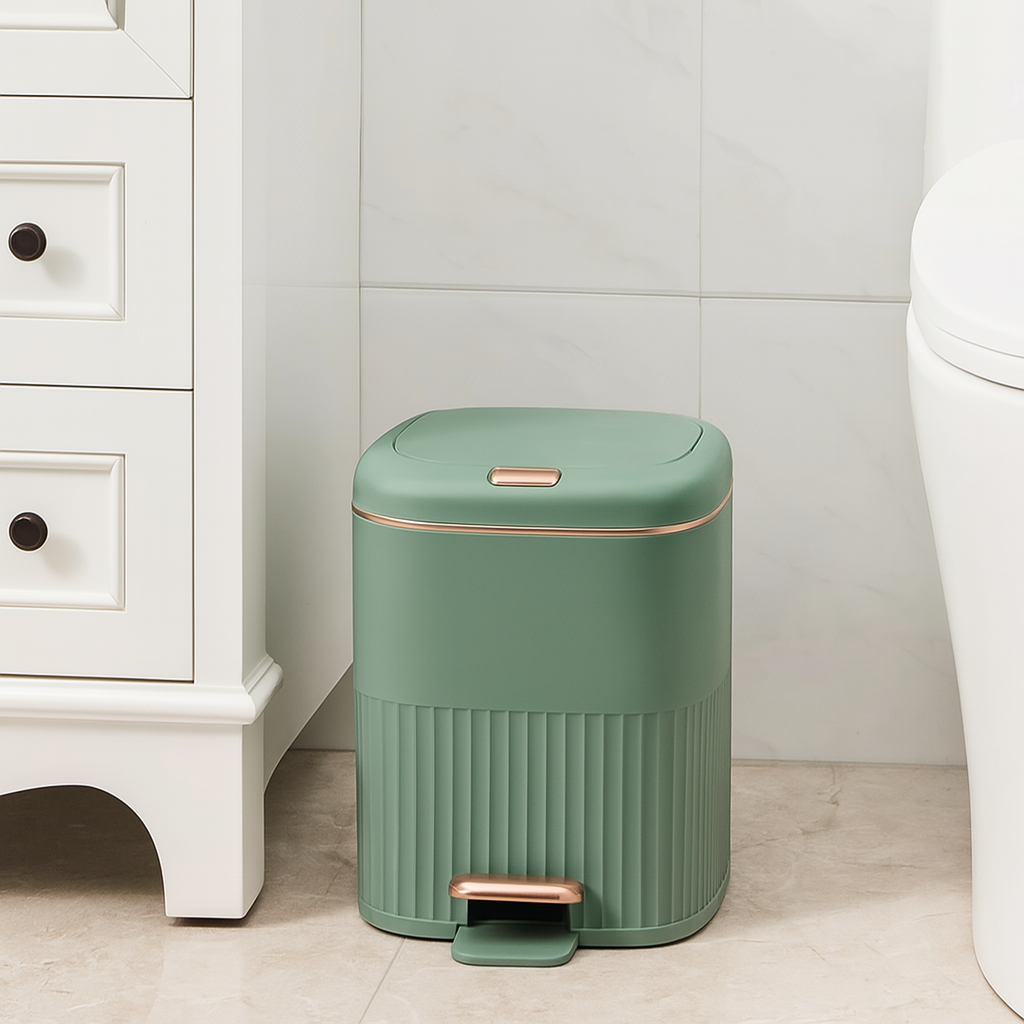Mülleimer 15L – Design-Pedaleimer mit Soft-Close für Küche & Bad