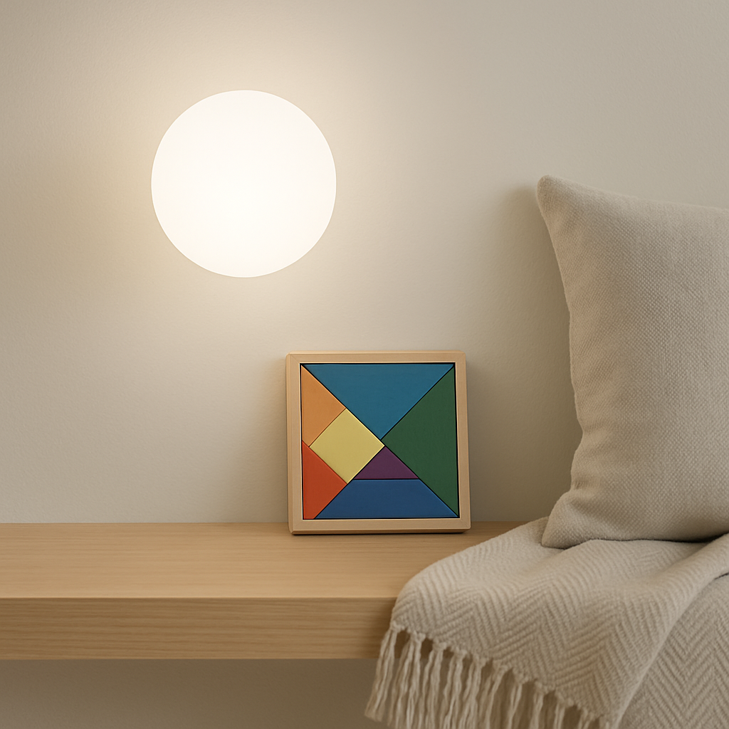 LumaGlow – Moderne Wandleuchte mit mattem Glasschirm und eleganter Basis
