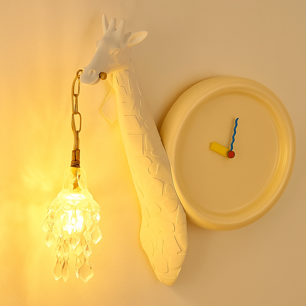 GlowNeck – Giraffenförmige LED-Wandleuchte mit weichem, warmer Licht für einzigartige Raumgestaltung