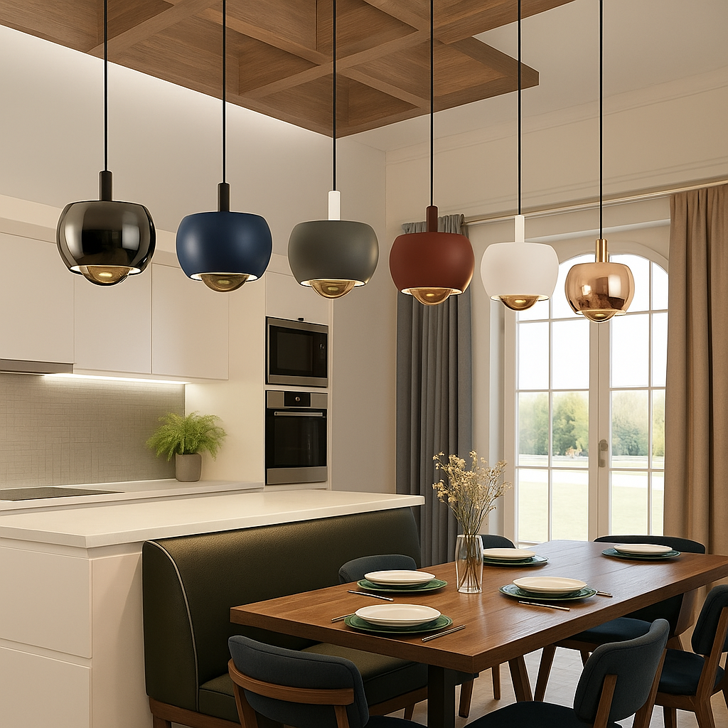 HaloForm – Minimalistische Pendelleuchte mit LED-Beleuchtung und elegantem kreisförmigem Design