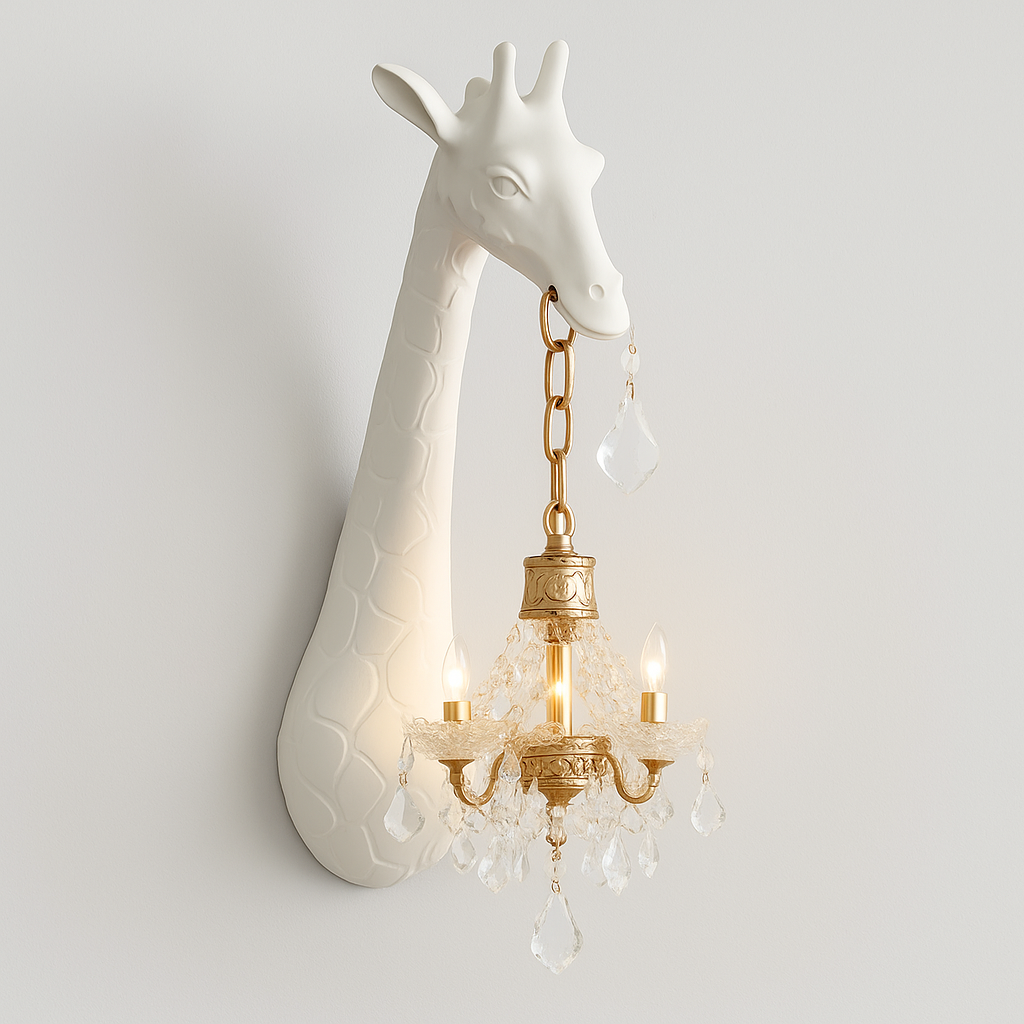 GlowNeck – Giraffenförmige LED-Wandleuchte mit weichem, warmer Licht für einzigartige Raumgestaltung