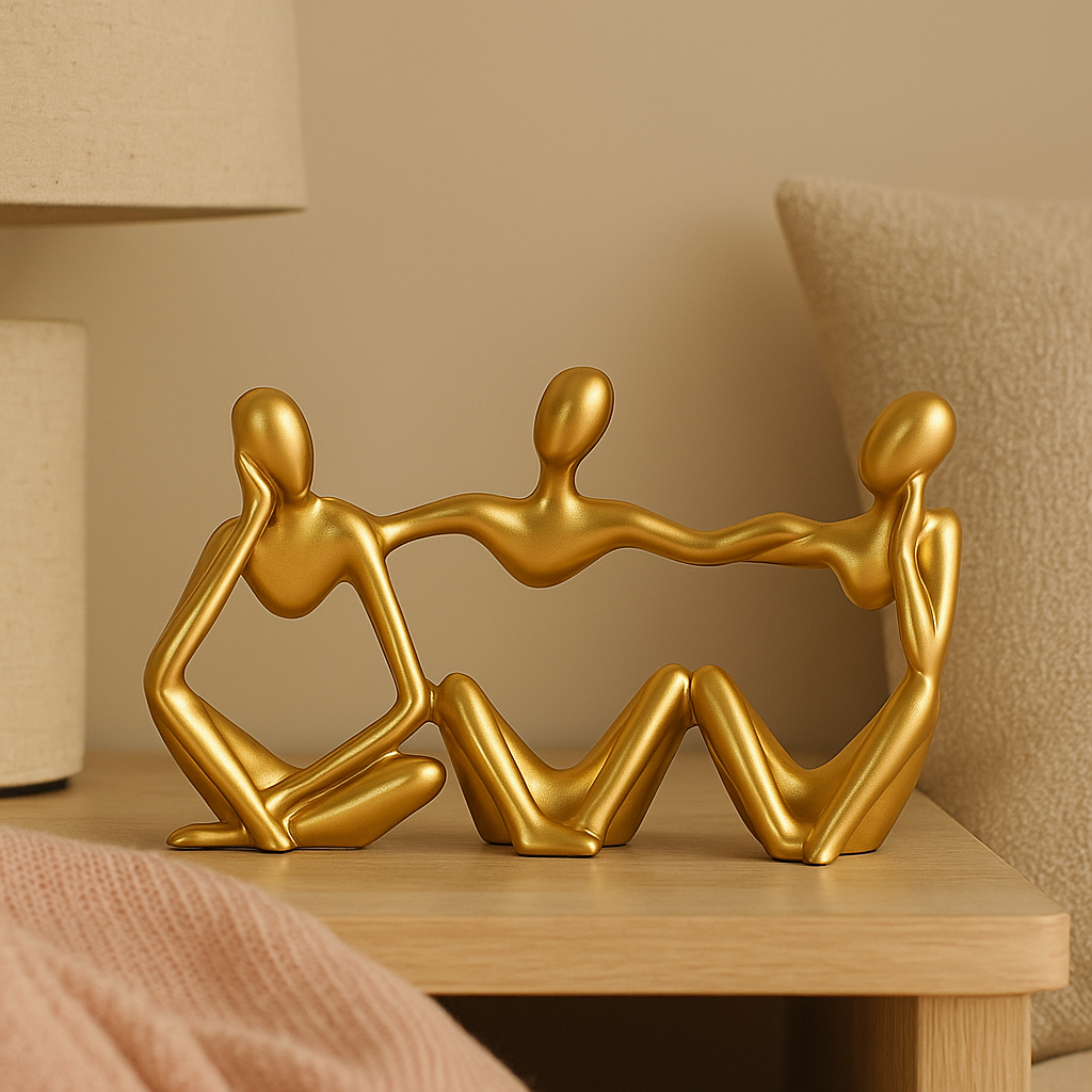 MindMuse – Goldene abstrakte Denkmuster in einzigartigen künstlerischen Positionen