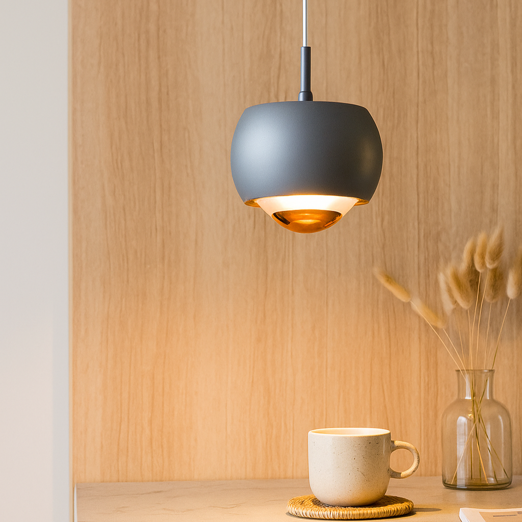 HaloForm – Minimalistische Pendelleuchte mit LED-Beleuchtung und elegantem kreisförmigem Design