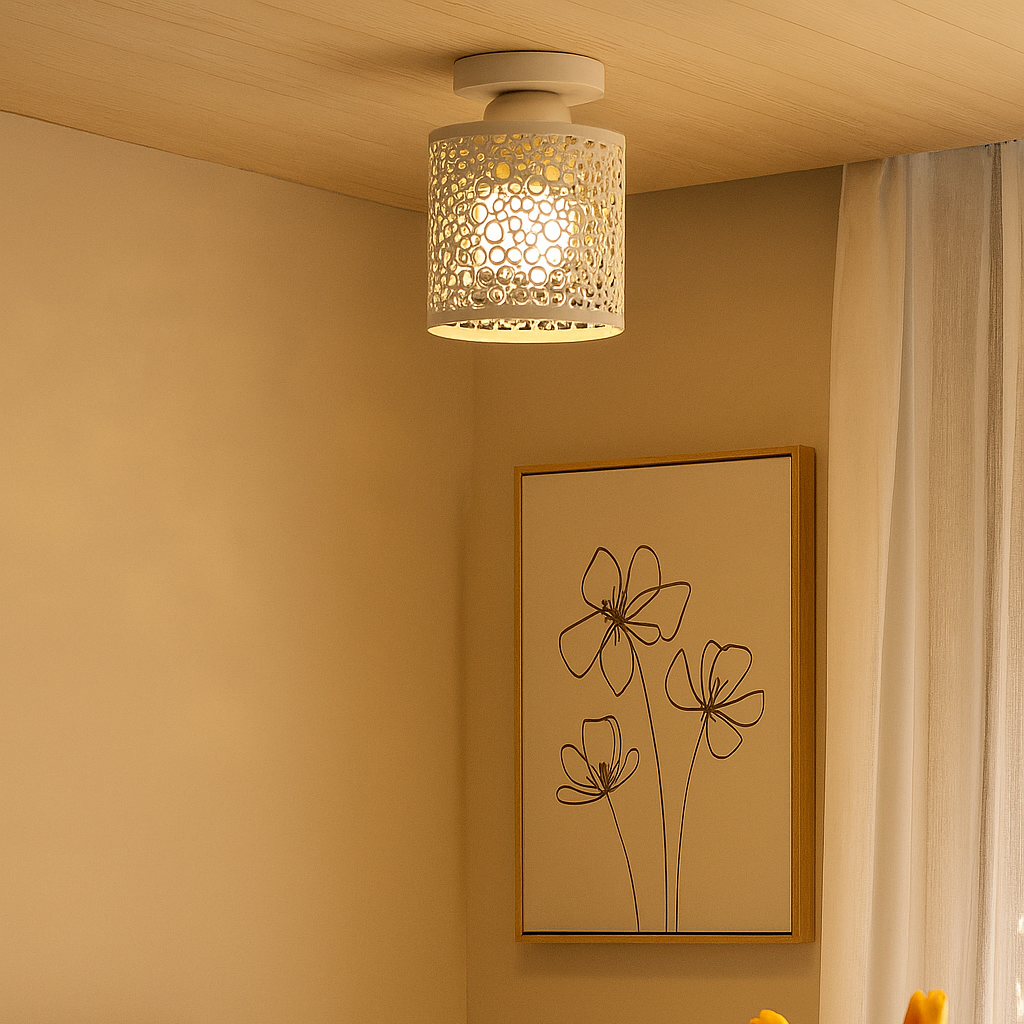 IronGlow – Industrielle Loftlampe mit offenem Rahmen im Vintage-Stil