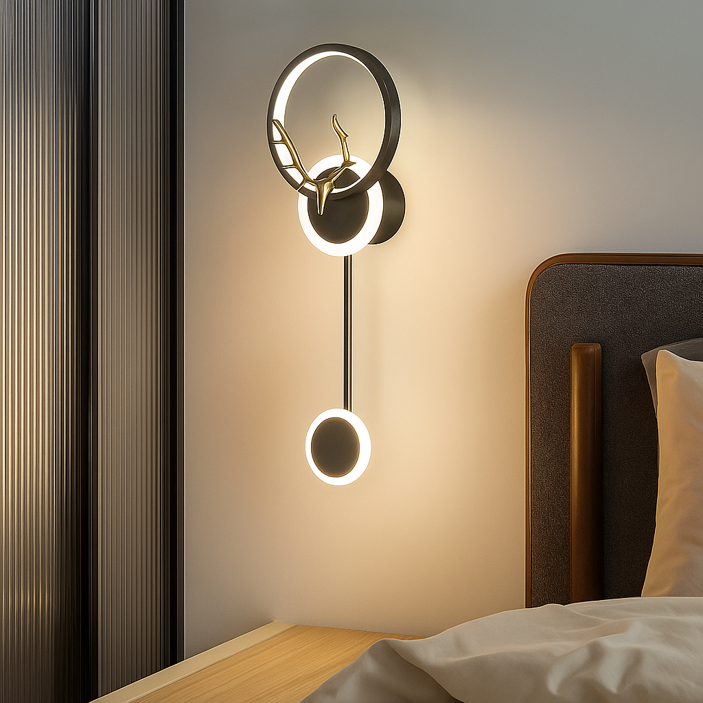 LumiNest – Elegante Doppel-Lampe für minimalistische und stimmungsvolle Beleuchtung im Zuhause