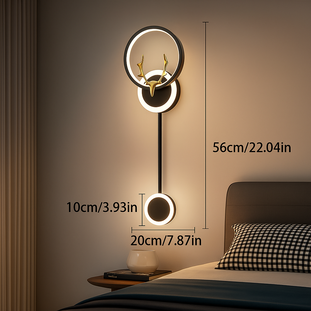 LumiNest – Elegante Doppel-Lampe für minimalistische und stimmungsvolle Beleuchtung im Zuhause