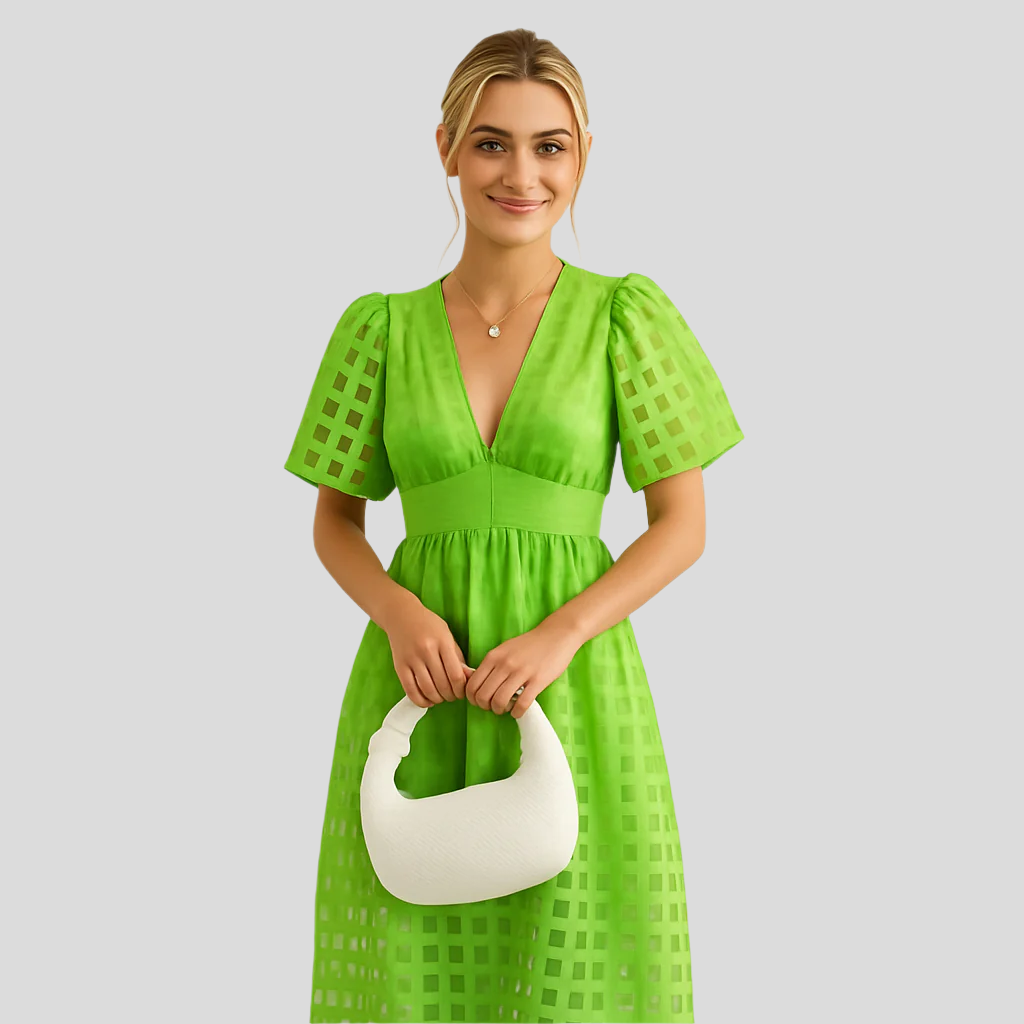 Livia – Anmutiges Sommeroutfit mit flatterndem Rock und eng anliegendem Top