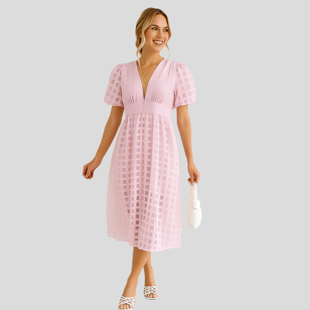 Livia – Anmutiges Sommeroutfit mit flatterndem Rock und eng anliegendem Top