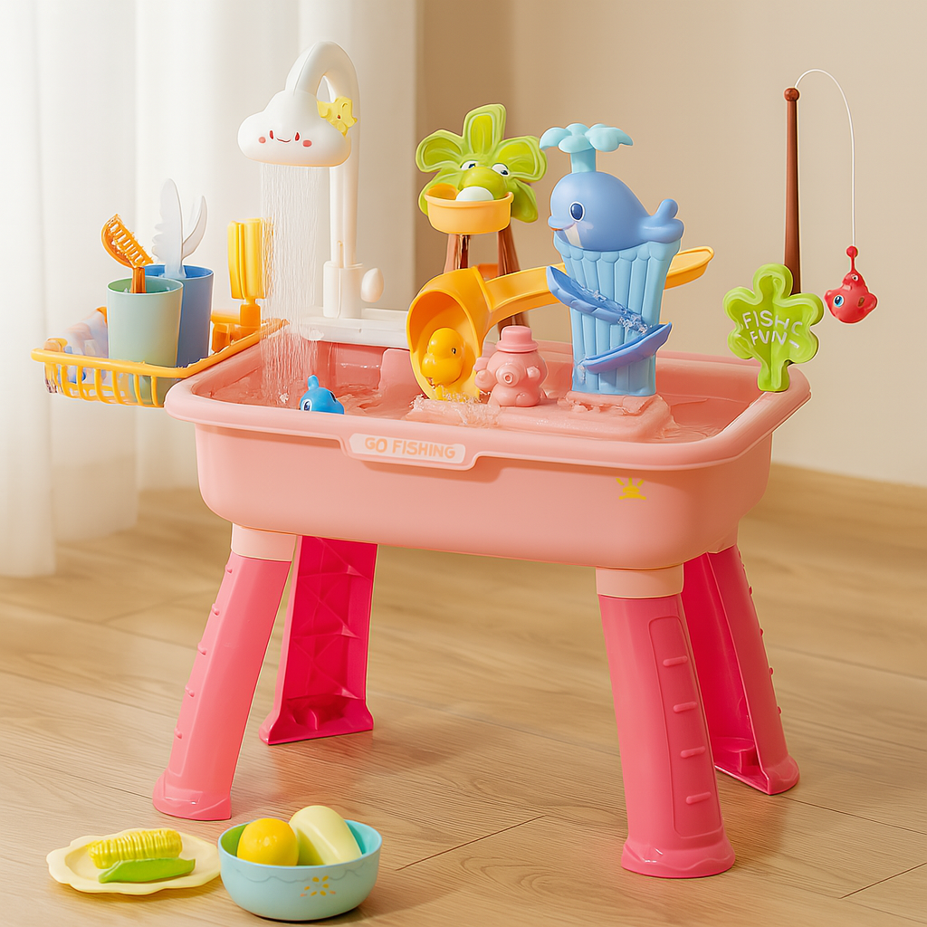 Splash ‘n Fish – Spaßiges Wasser-Spiel für Kinder mit Meersalz-Fischfang