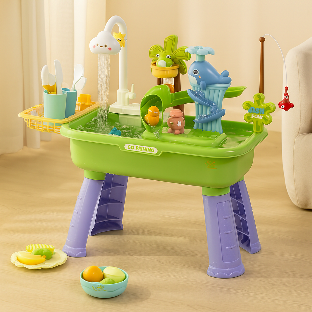 Splash ‘n Fish – Spaßiges Wasser-Spiel für Kinder mit Meersalz-Fischfang