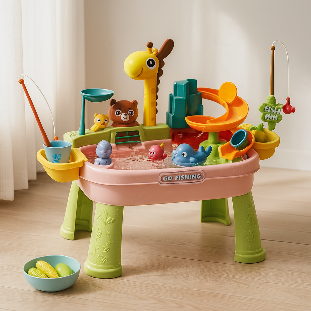 Splash ‘n Fish – Spaßiges Wasser-Spiel für Kinder mit Meersalz-Fischfang