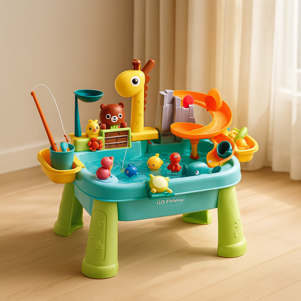 Splash ‘n Fish – Spaßiges Wasser-Spiel für Kinder mit Meersalz-Fischfang