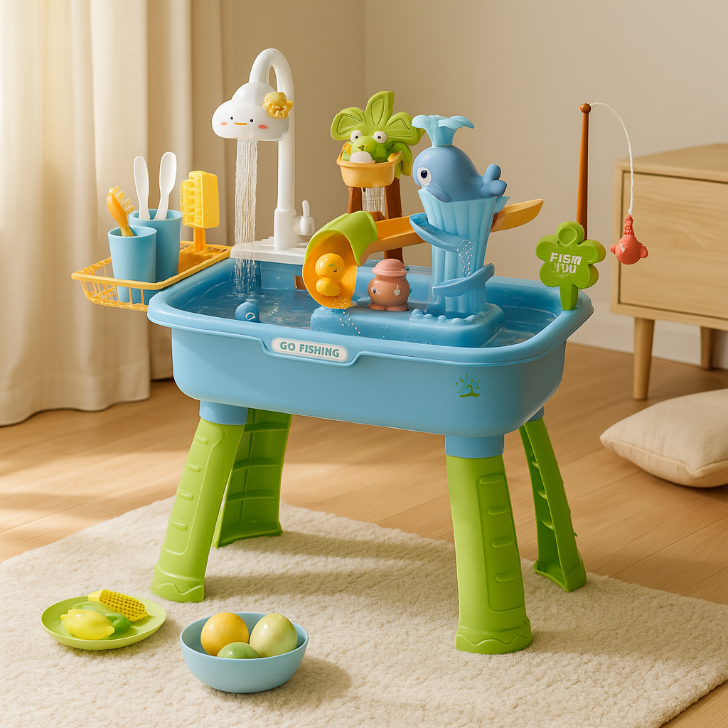 Splash ‘n Fish – Spaßiges Wasser-Spiel für Kinder mit Meersalz-Fischfang