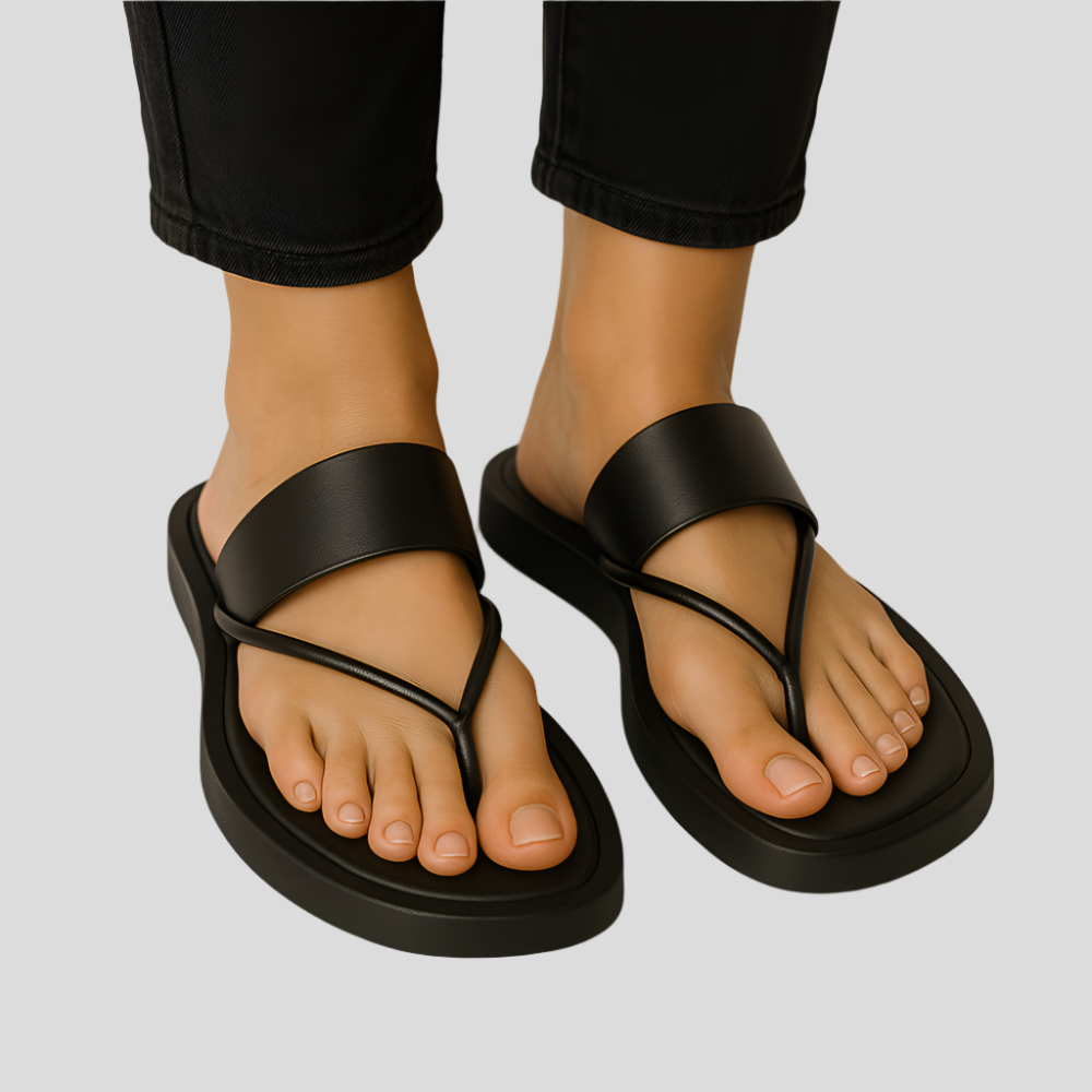 Mariani Damen Flip-Flops mit dicken Sohlen – Stilvoller Komfort für Sommertage