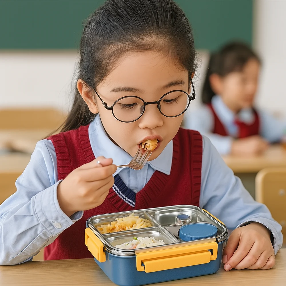 Lunchbox für Büro und Schule – Kompakte Brotdose für unterwegs