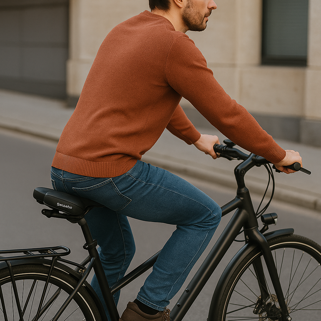SaddlePro – Ergonomischer Fahrradsattel mit Gel & Stoßdämpfung