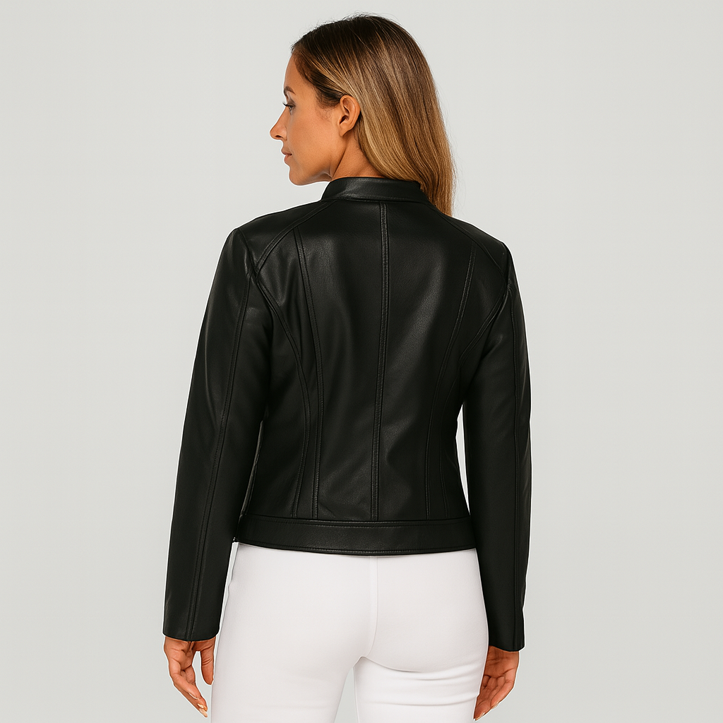 Lina | Warme Damen-Jacke mit Kapuze und Reißverschluss