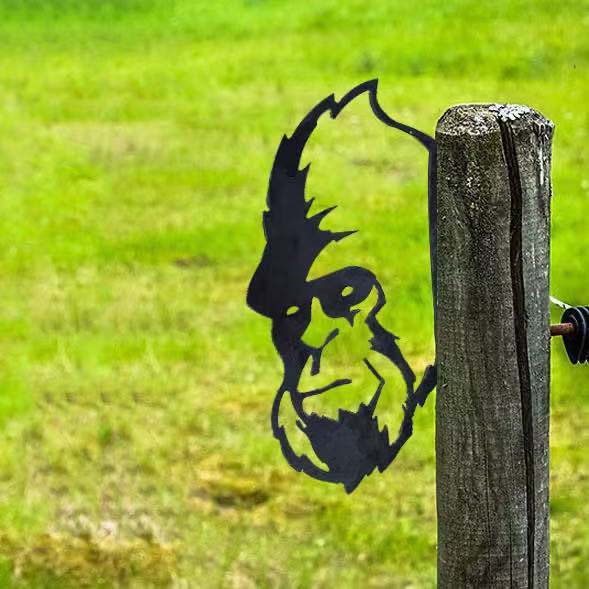 WildPost - Metall-Dyresilhuet-Zaunspitzen
