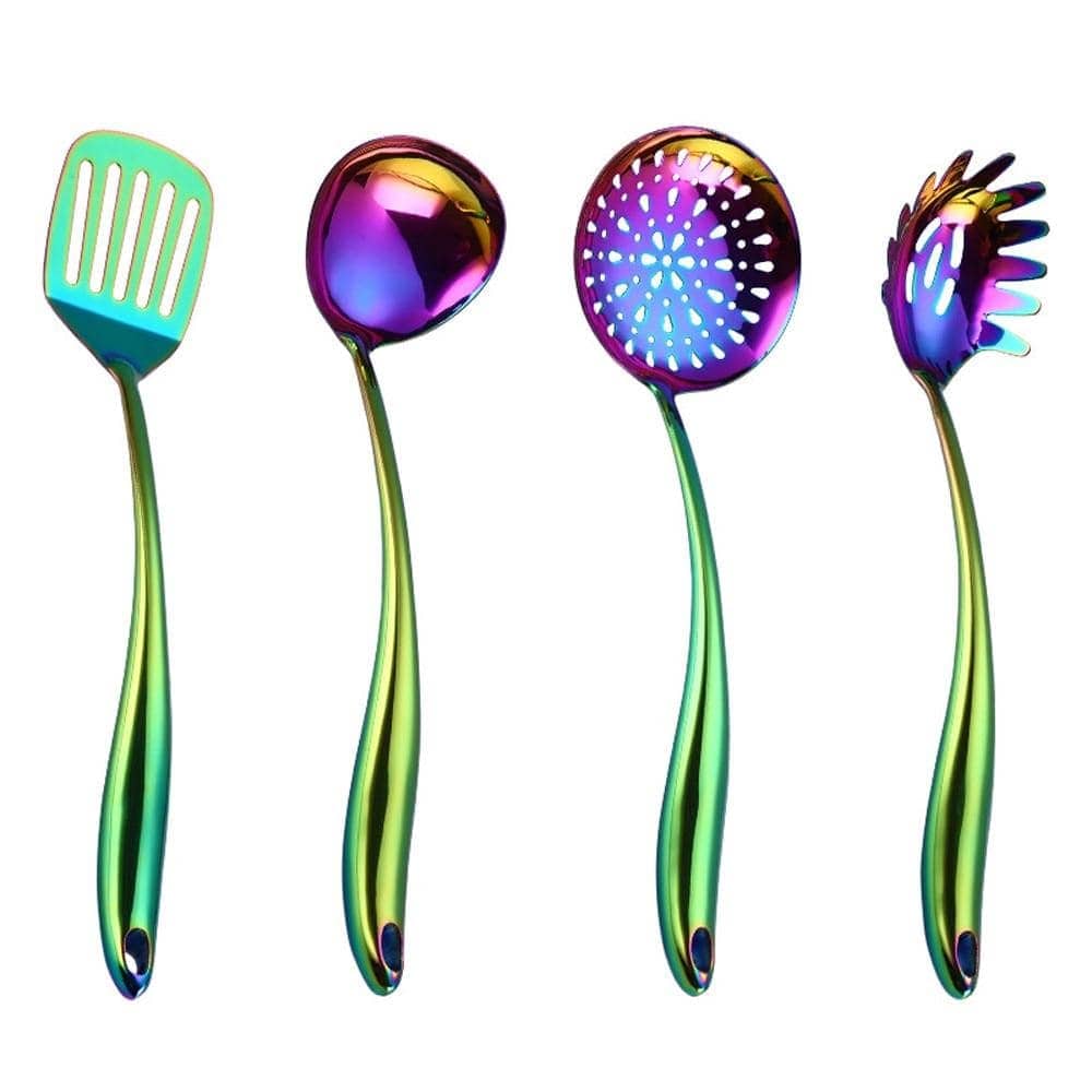 KitchenCraft Elegantes Küchengeräteset mit langen Griffen für den täglichen Gebrauch