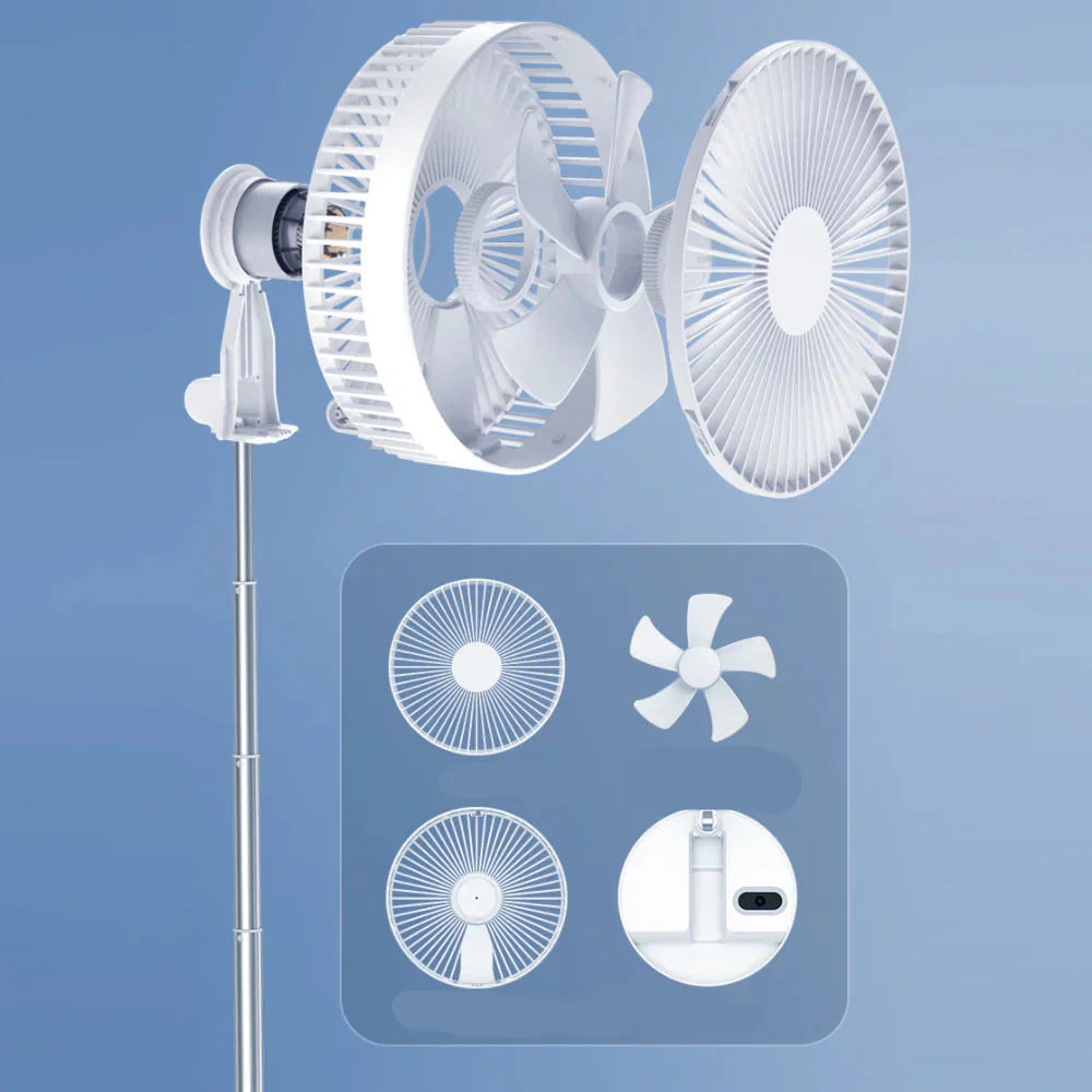BreezeMate - Tragbarer und verstellbarer Tischventilator