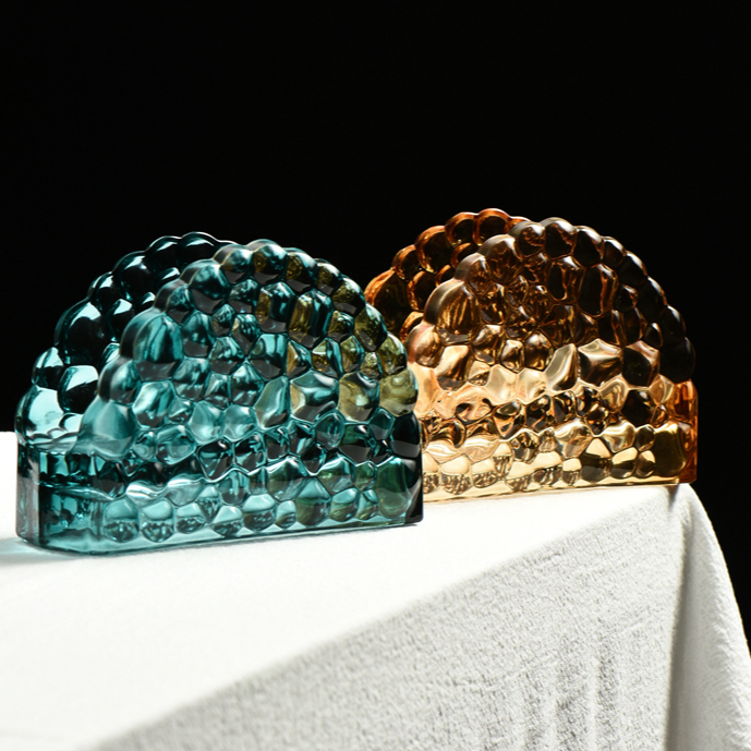 EleganceNap – Stilvolle Serviettenhalter aus Glas