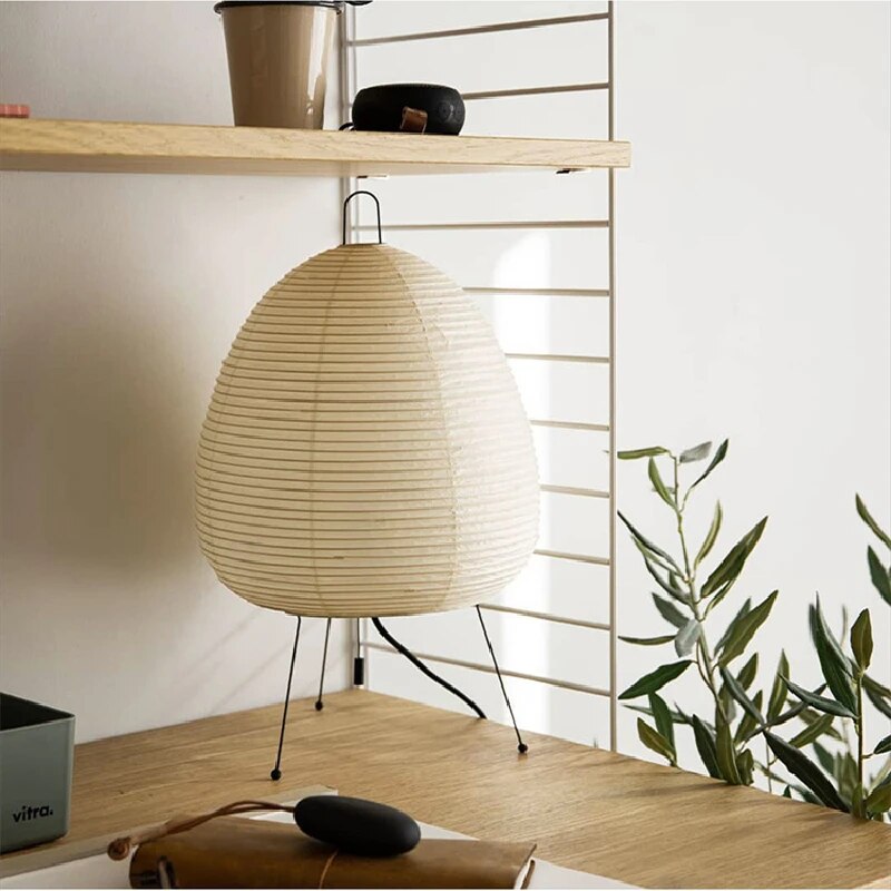 LumiGlow Japanische Reis-Papier Lampe – Stilvolle Innenbeleuchtung