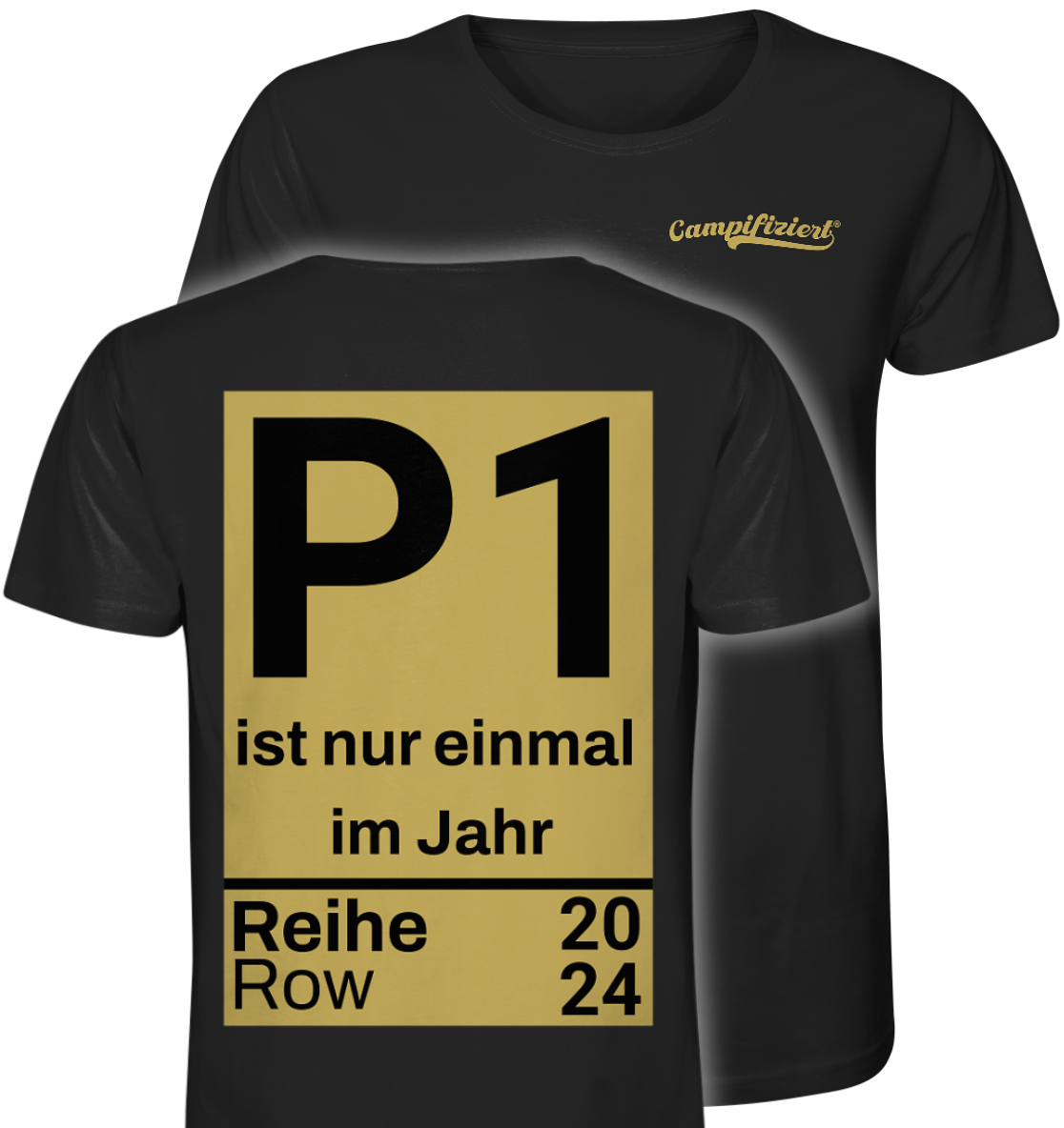 P1 ist nur einmal im Jahr - Bio-Unisex-Shirt