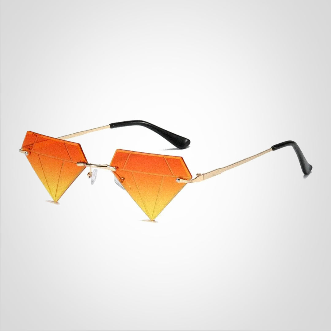 Clara Diamantförmige Sonnenbrille mit UV400 Schutz – Elegantes und modernes Design