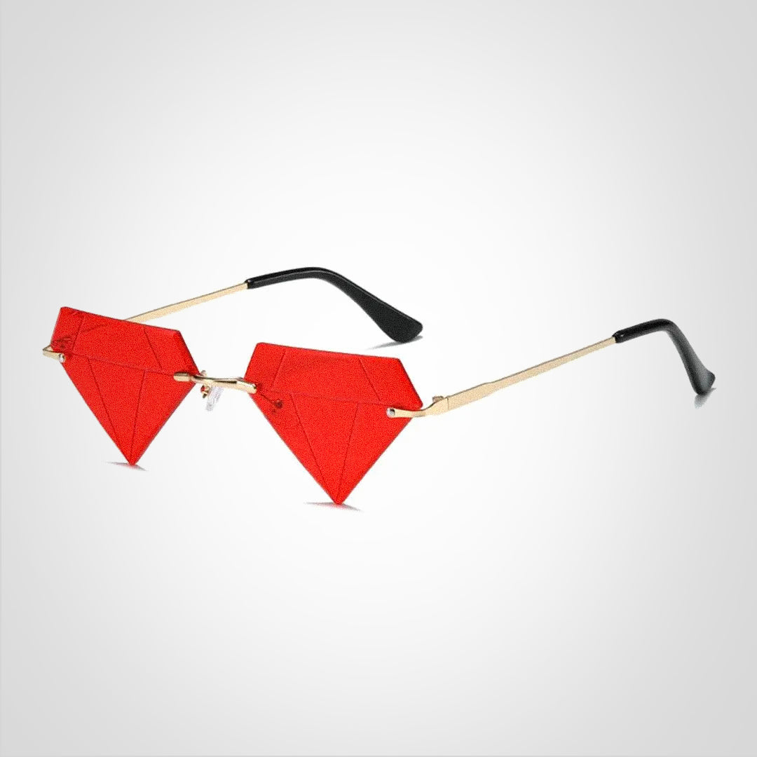 Clara Diamantförmige Sonnenbrille mit UV400 Schutz – Elegantes und modernes Design
