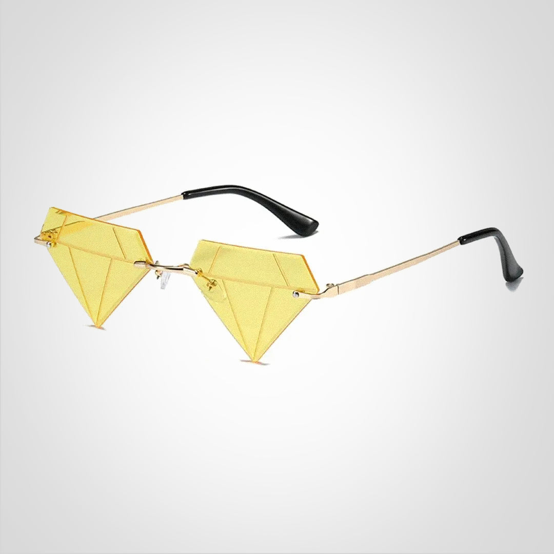 Clara Diamantförmige Sonnenbrille mit UV400 Schutz – Elegantes und modernes Design