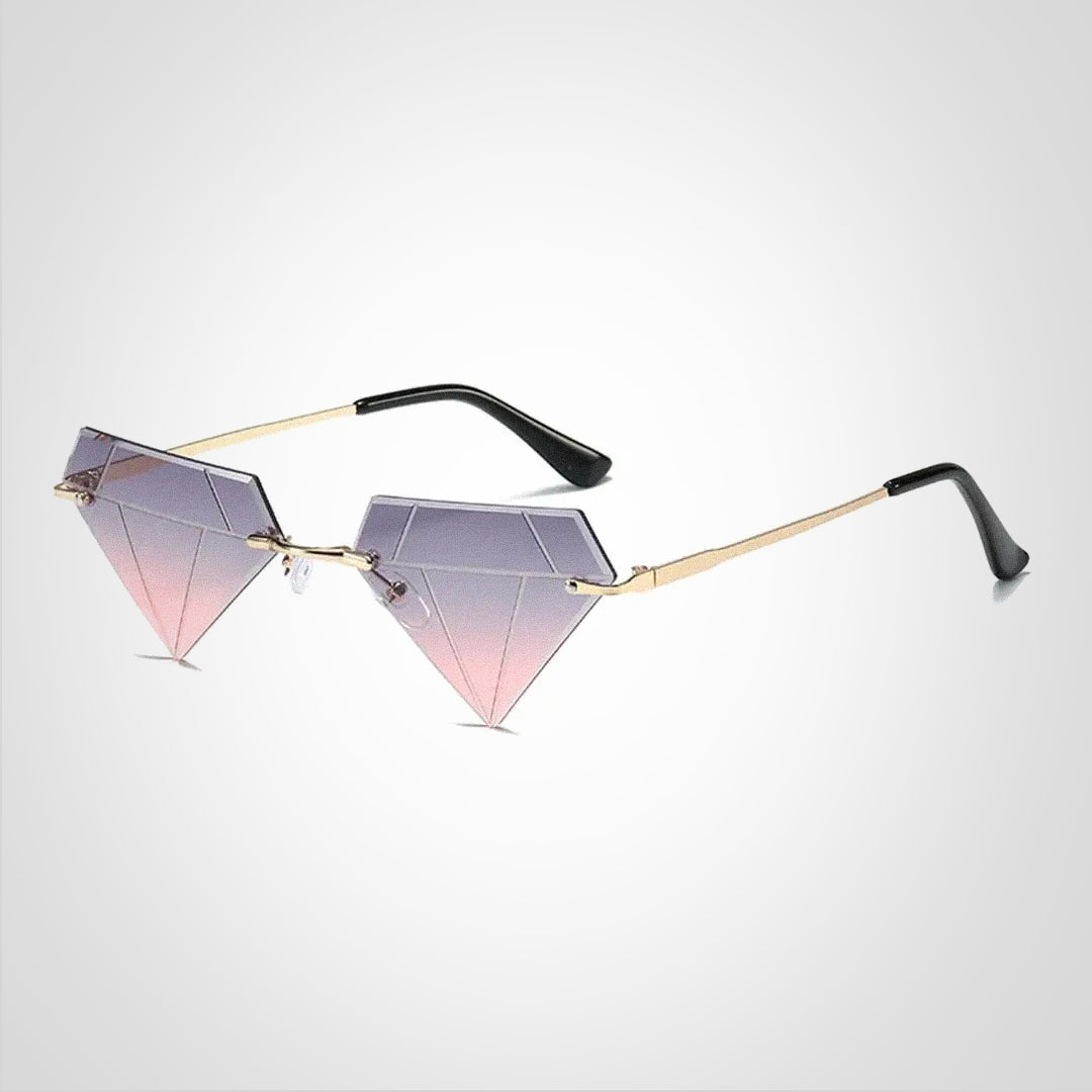 Clara Diamantförmige Sonnenbrille mit UV400 Schutz – Elegantes und modernes Design