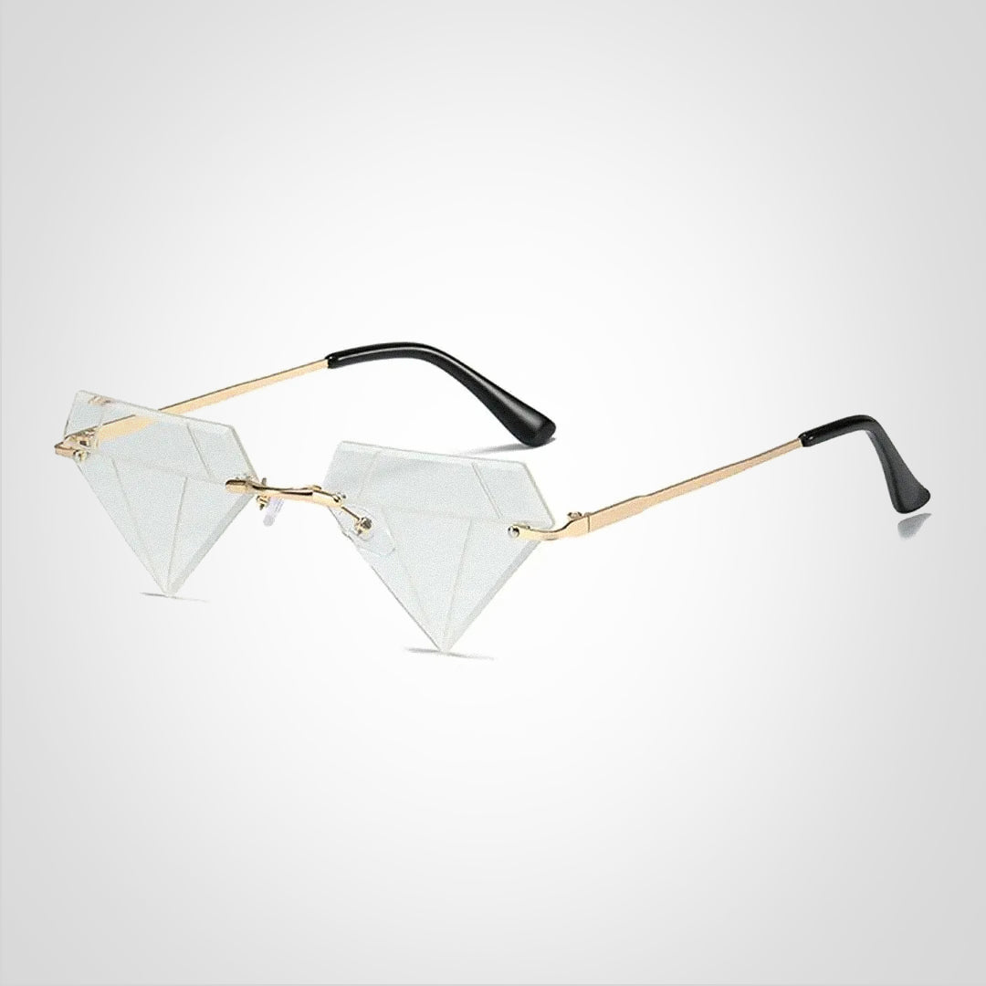 Clara Diamantförmige Sonnenbrille mit UV400 Schutz – Elegantes und modernes Design