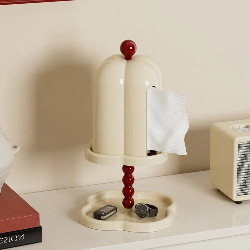 TissueSafe Aufbewahrungskiste – Elegante Gewebe-Box mit Schutzhülle und verborgenem Fach