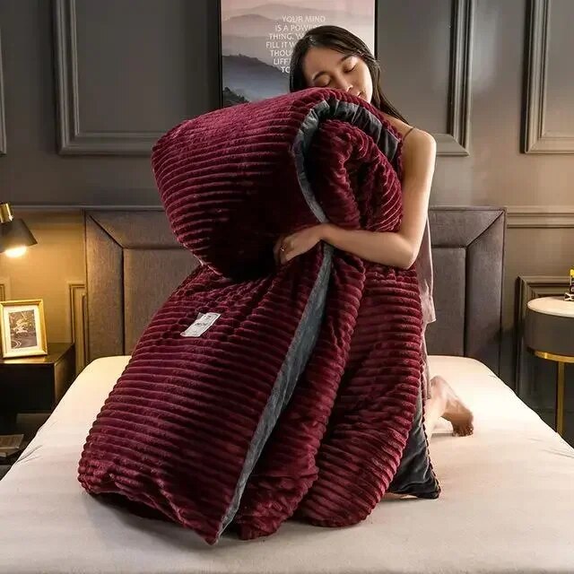 FluffyHaven Weiches Plüschdecke – Ultimativer Komfort & Wärme