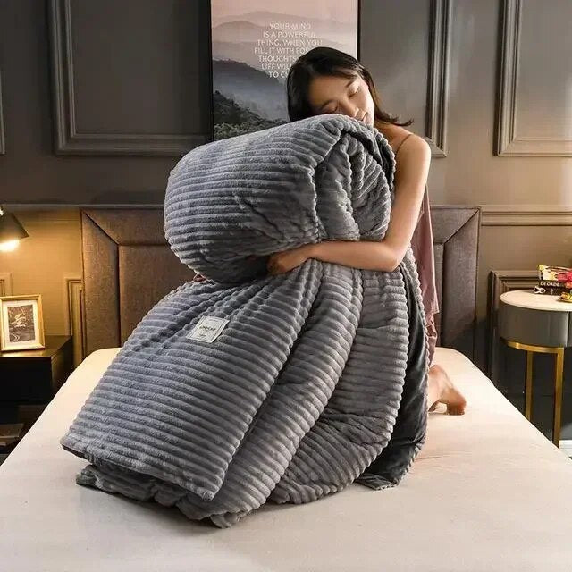 FluffyHaven Weiches Plüschdecke – Ultimativer Komfort & Wärme
