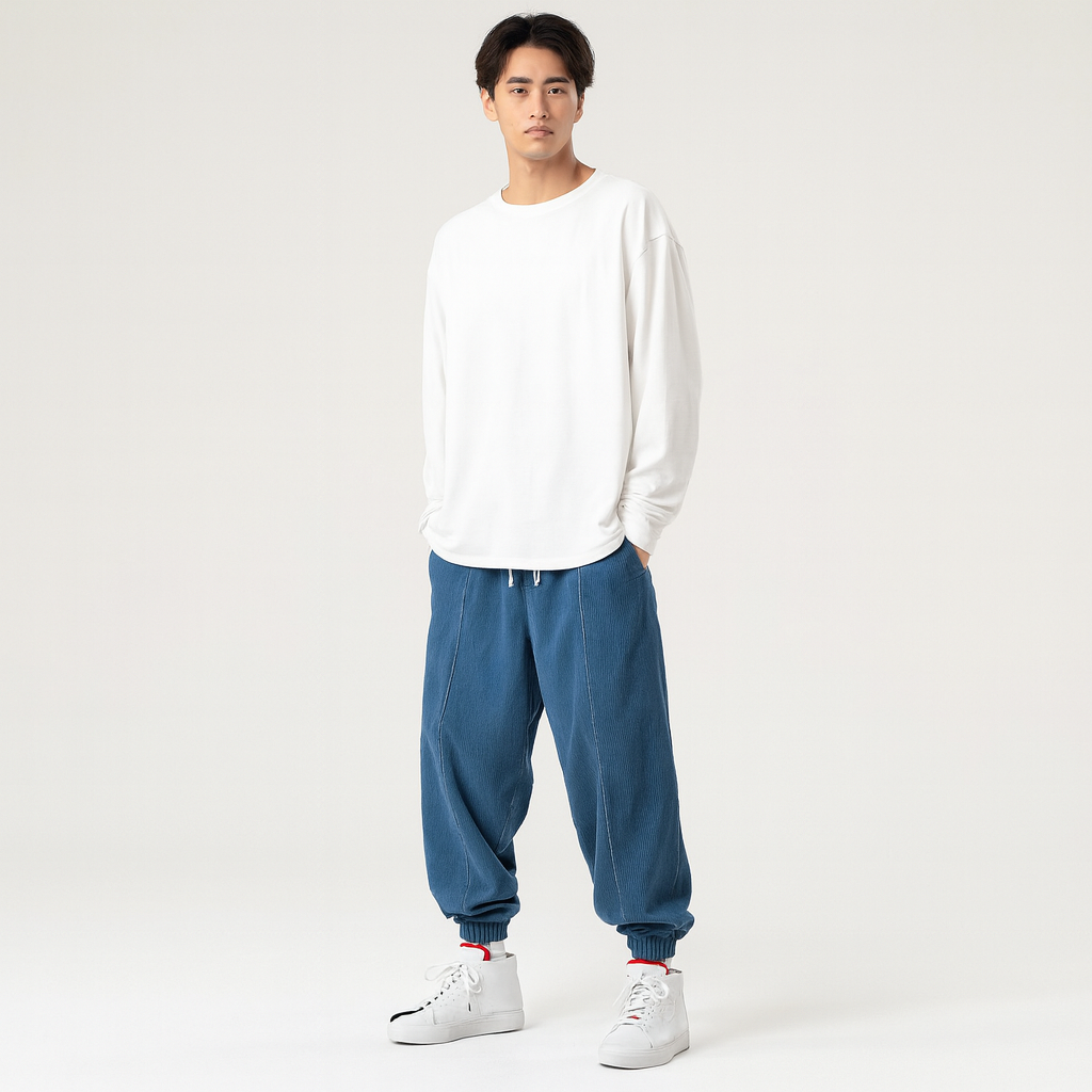 Eldan | Lässige Cordhose mit Kordelzug