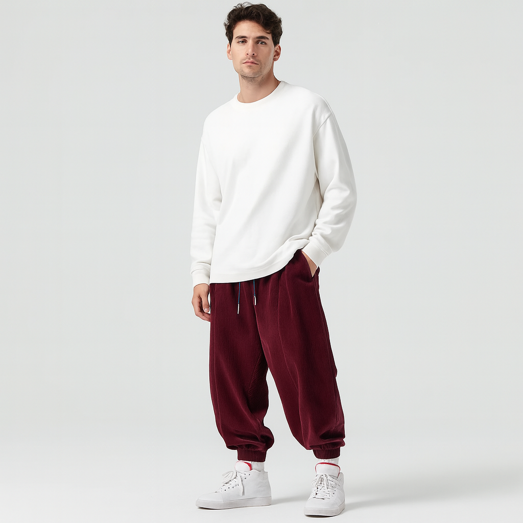 Eldan | Lässige Cordhose mit Kordelzug